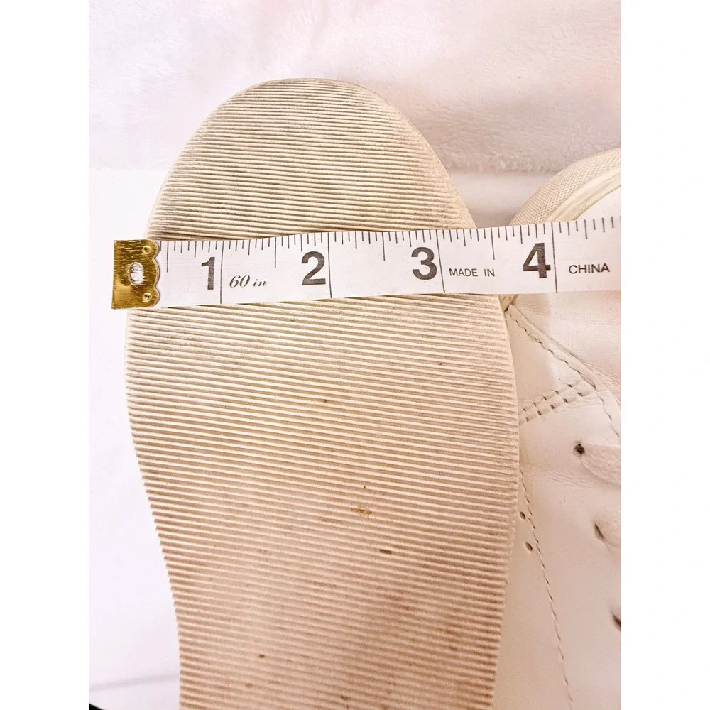 Kurt Geiger London White Leather Platform‎ Sneakers Women's Size 9 EUC